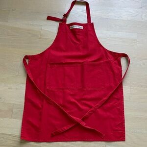Williams Sonoma Red Kitchen Apron (NWOT)